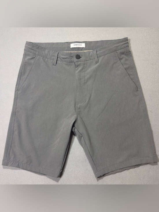 Kenneth Cole Other - Kenneth Cole Gray Flat-Front Performance Shorts